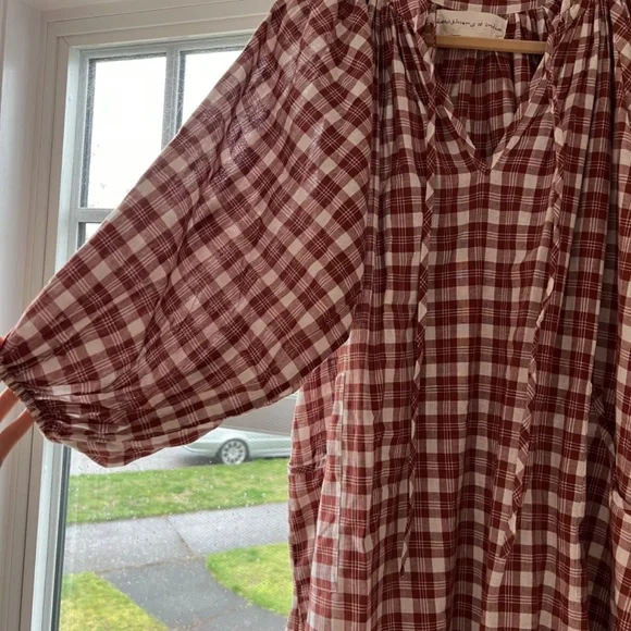 Daughters of India Poet Maxi in Red Clay - XS - Picture 2 of 7